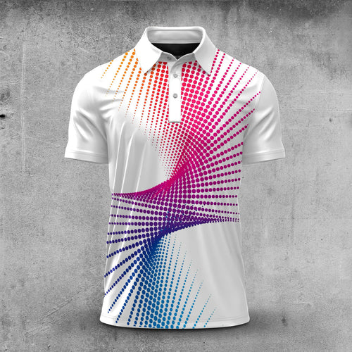 Dynamic Color Men Polo Shirt