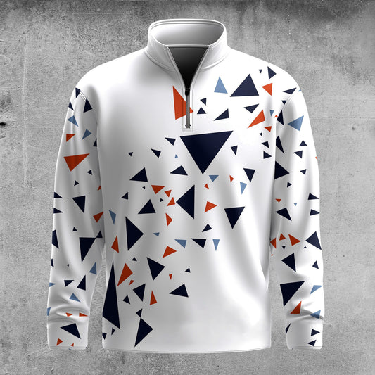 2026  Triangle Sport Men Quarter-zip Pullover