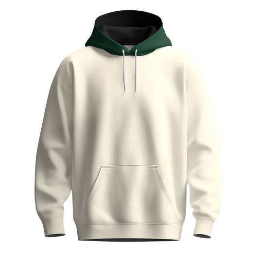 Vanila And Green  Men Hoodie
