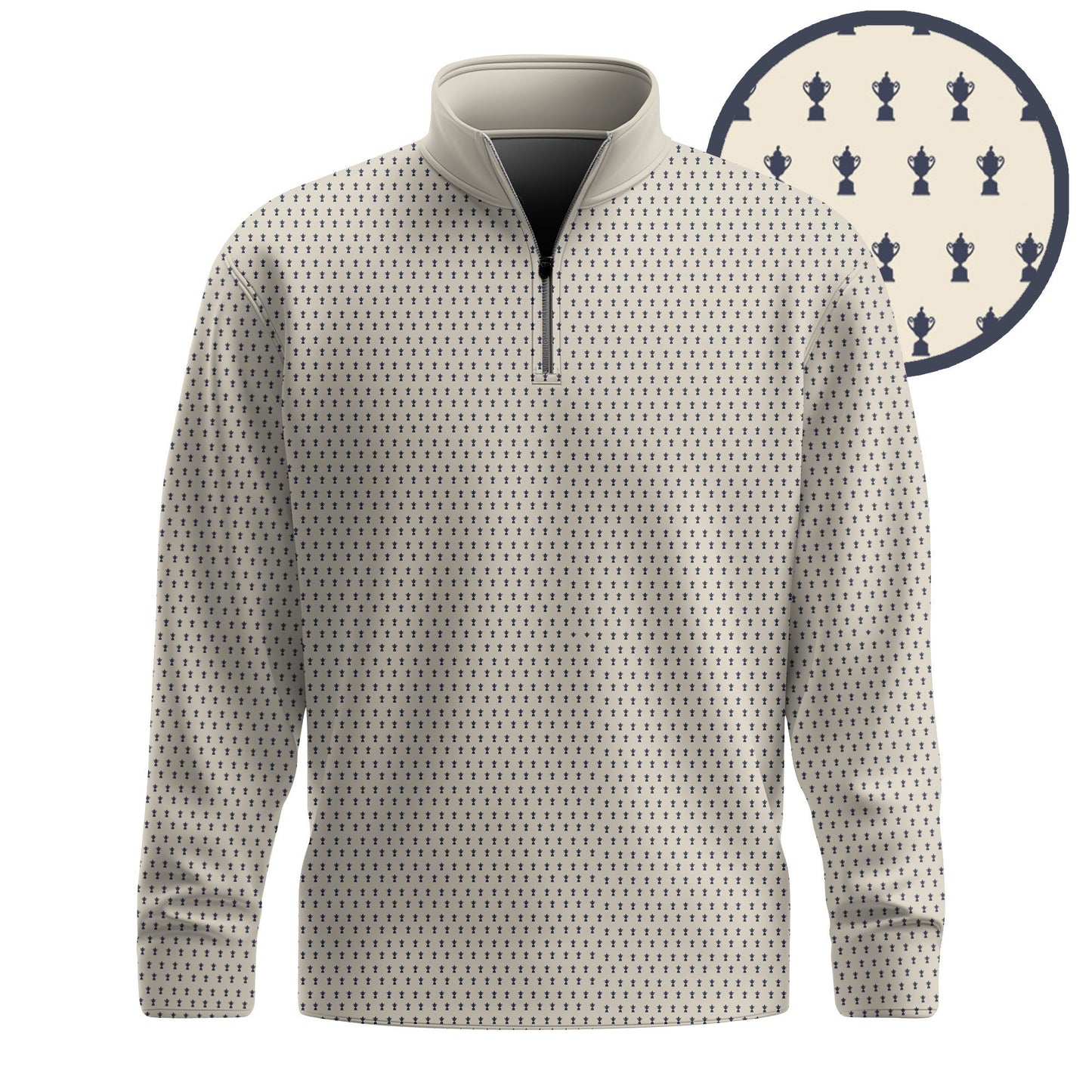 Vailla And Midnight Indio 2026  Men Quarter-zip Pullover