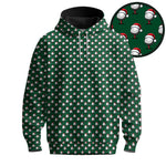 Christmas Golf Ball Seamless Pattern Men Hoodie
