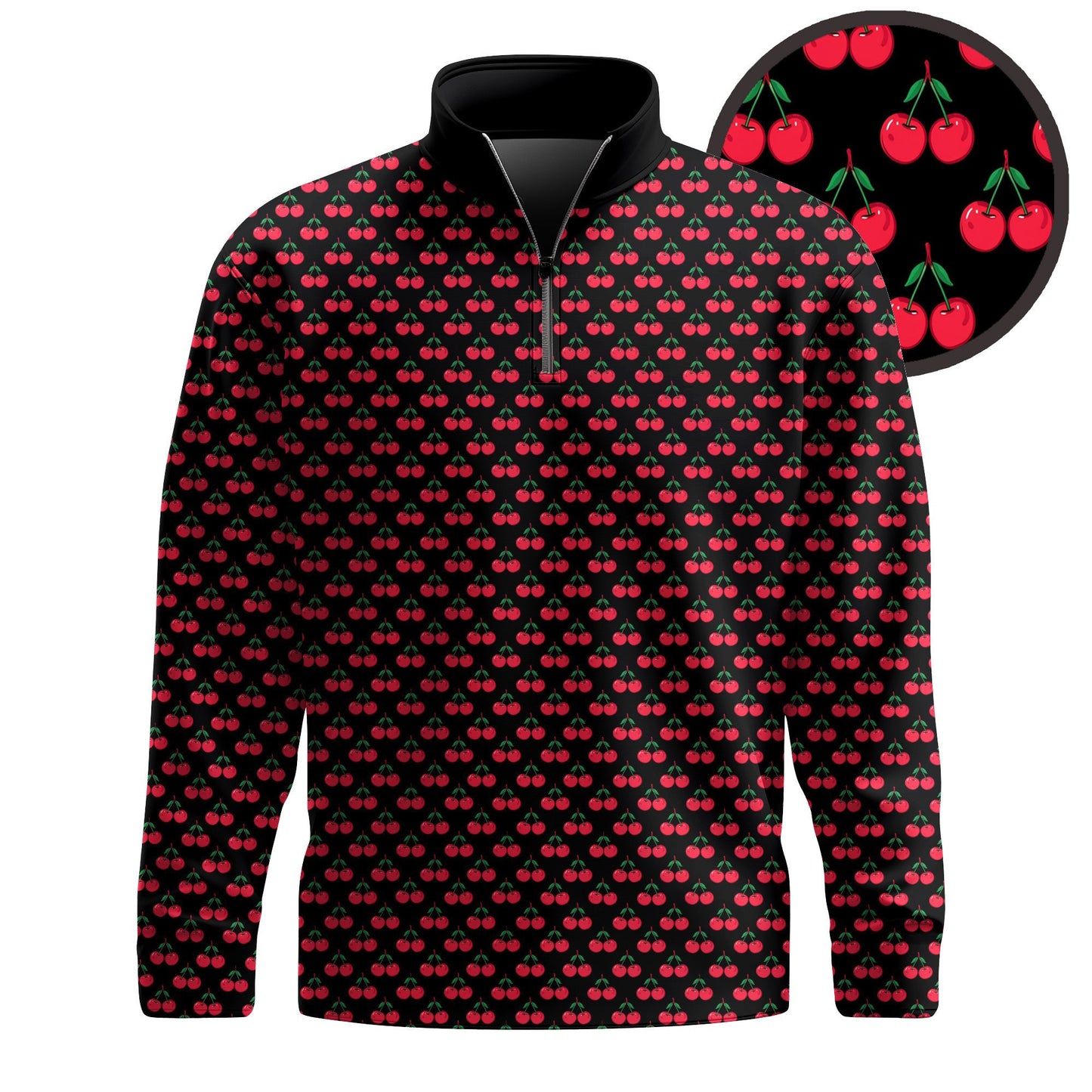 Black Cherry Men Quarter-zip Pullover