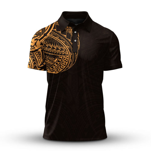 Tribal Tatto Men Polo Shirt