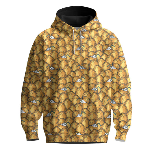 Coconut Seamless Pattern Men Hoodie