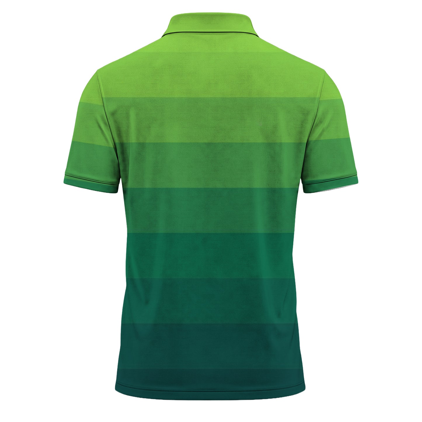 Horizontal Lines Gradient Men Polo Shirt