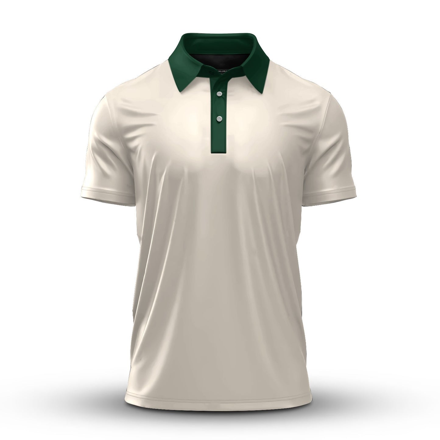 Vanila And Green  Men Polo Shirt