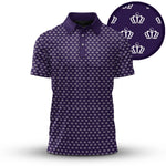Purple Truist Championship Pattern Men Polo Shirt