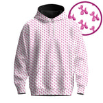 Pink Dog Balloon Men Hoodie