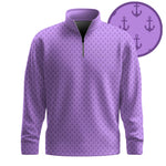 Purple Anchor 2026  Men Quarter-zip Pullover