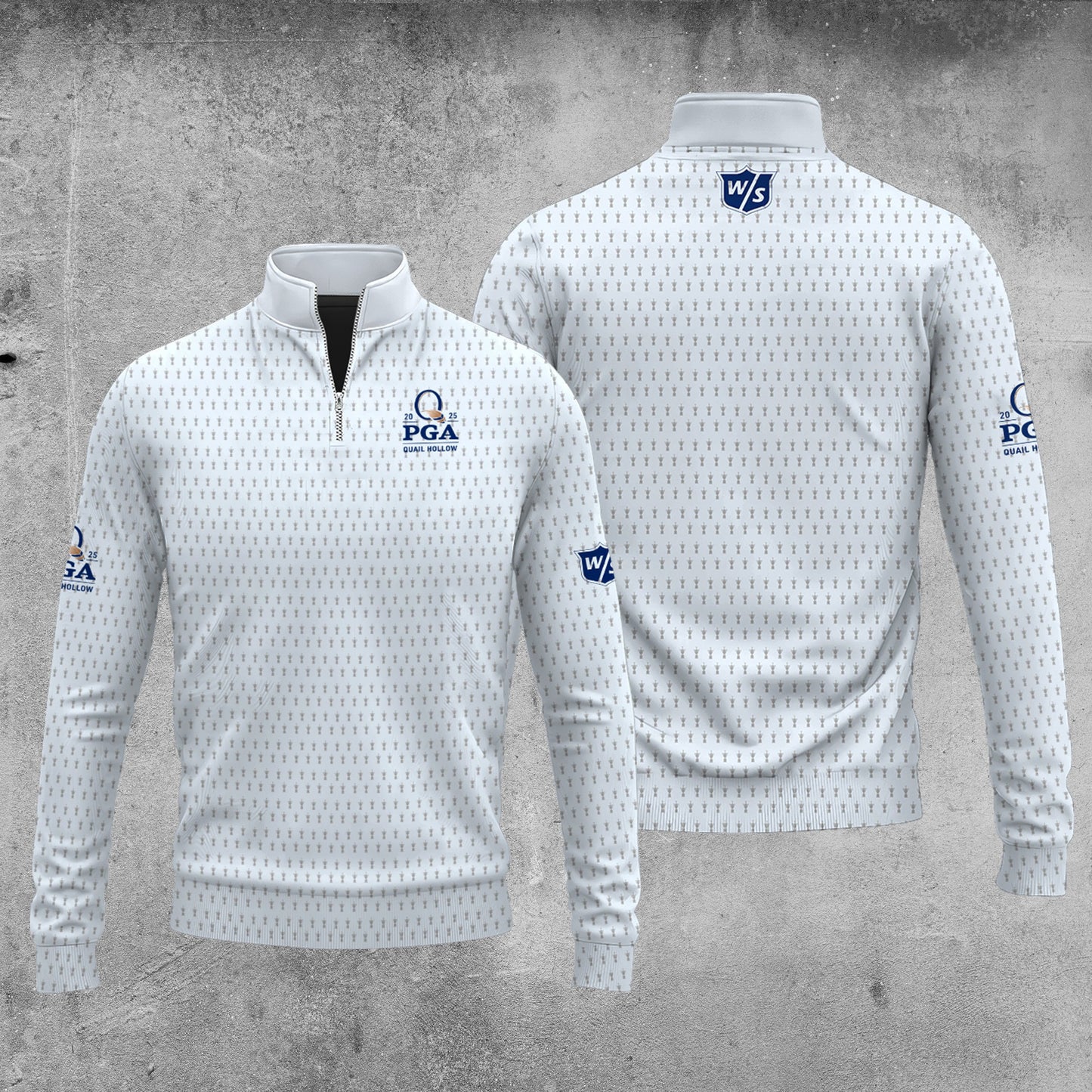 2025  QUAIL HOLLOW Light Blue V2 WS Pro Staff Quarter-Zip Pullover