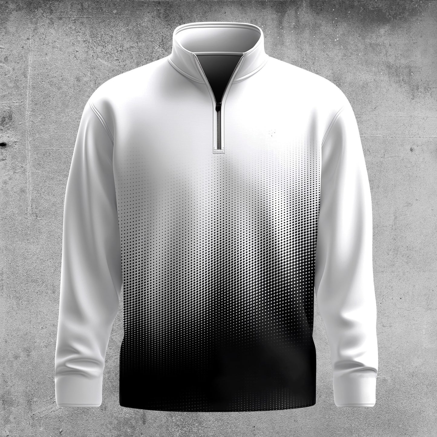 Black & White UA Style 2026  Men Quarter-zip Pullover