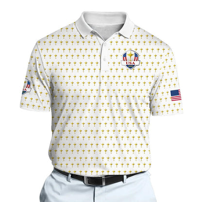 Ryder Cup USA Team White Men Polo Shirt
