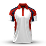 Red Blue White 2026 Men Polo Shirt
