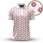 Donuts Pattern Men Polo Shirt