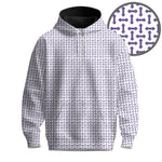 Purple Sameless Pattern 2026  Men Hoodie