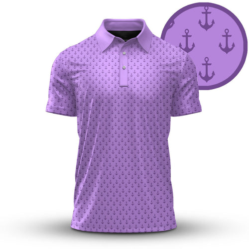 Purple Anchor 2026  Men Polo Shirt