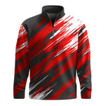 Red Black 2026  Men Quarter-zip Pullover