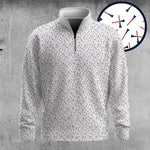 America Golf Tee Pattern 2026  Men Quarter-zip Pullover