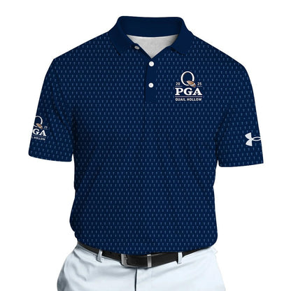 BOGO  - 2025  QUAIL HOLLOW Blue UA V2 Men Polo Shirt