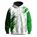 Sporty Green  Men Hoodie