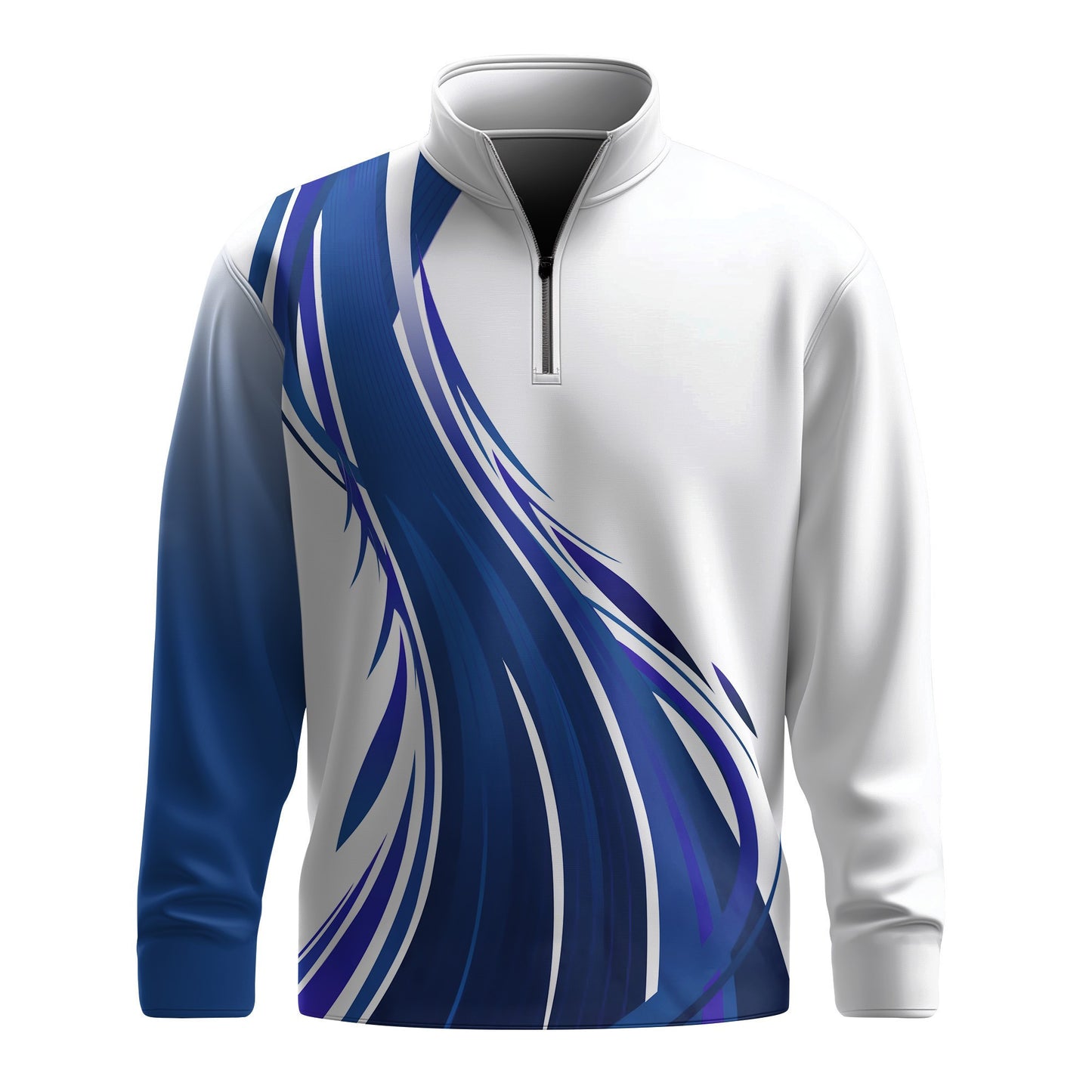 Blue Curve Men Quarter-zip Pullover