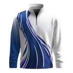 Blue Curve Men Quarter-zip Pullover