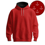 Red White Anchor 2026  Men Men Hoodie