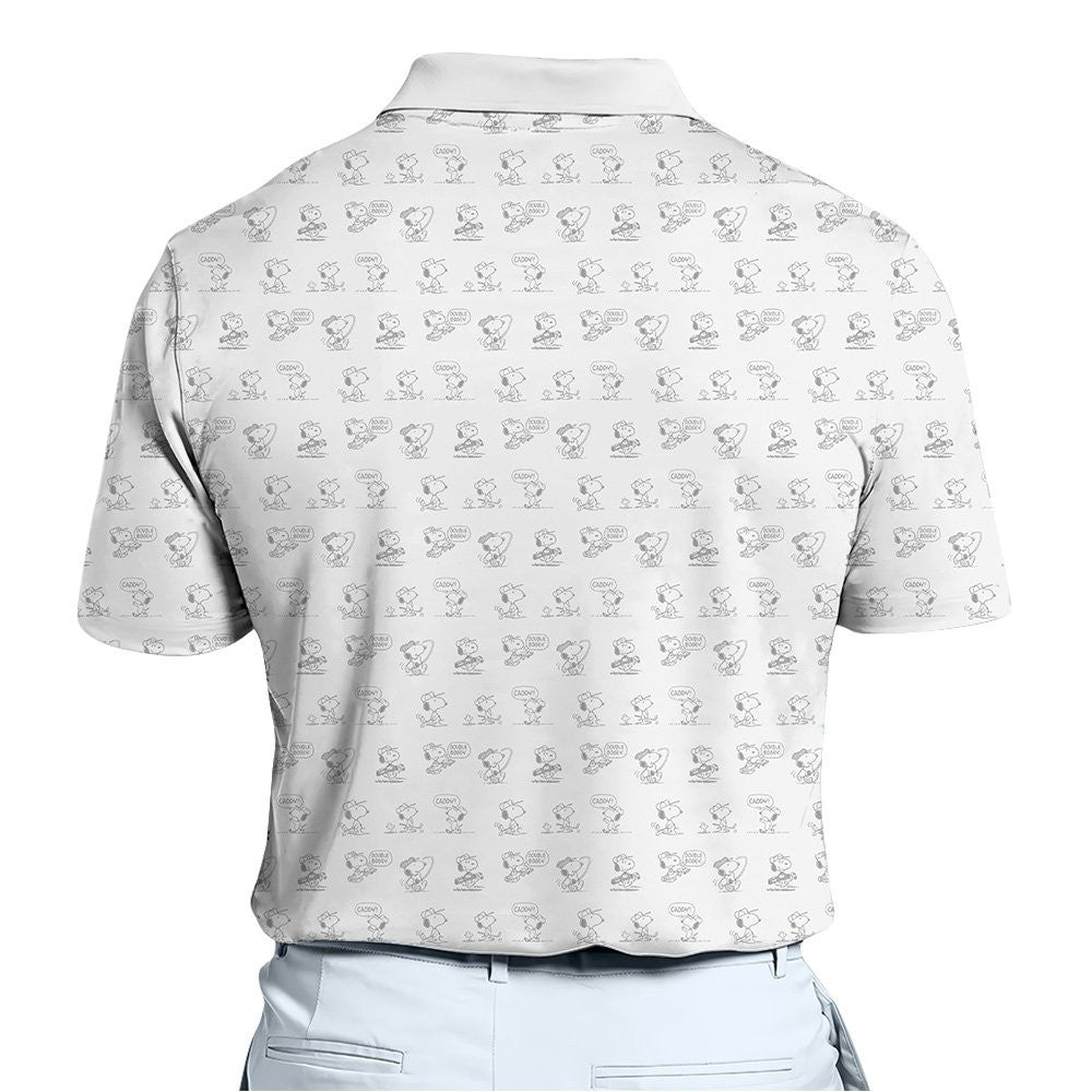 BOGO  - Just Swing It SP Funny Golfing Seamless Pattern Men Polo Shirt
