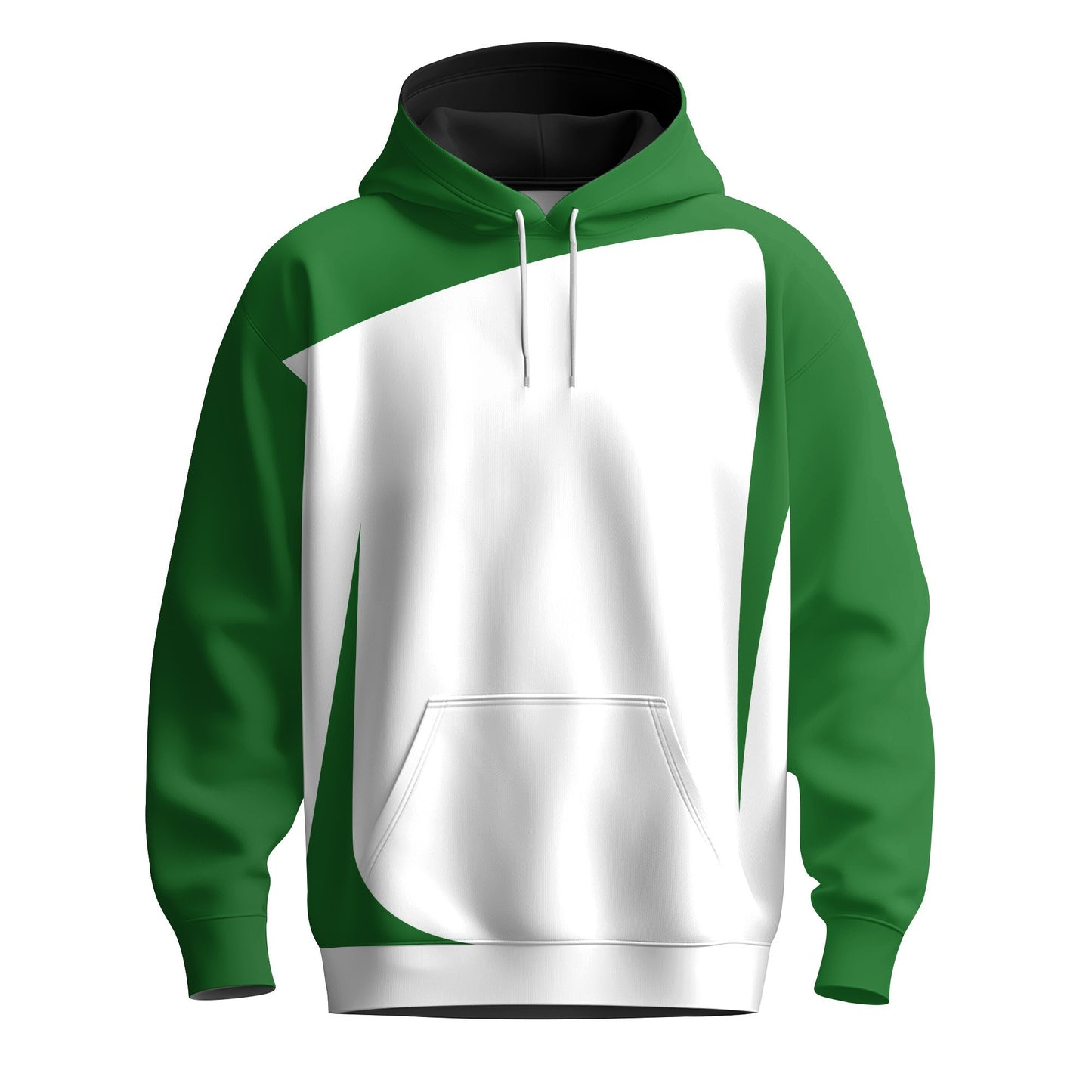Green White  Sport For Golf Men Hoodie