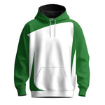 Green White  Sport For Golf Men Hoodie