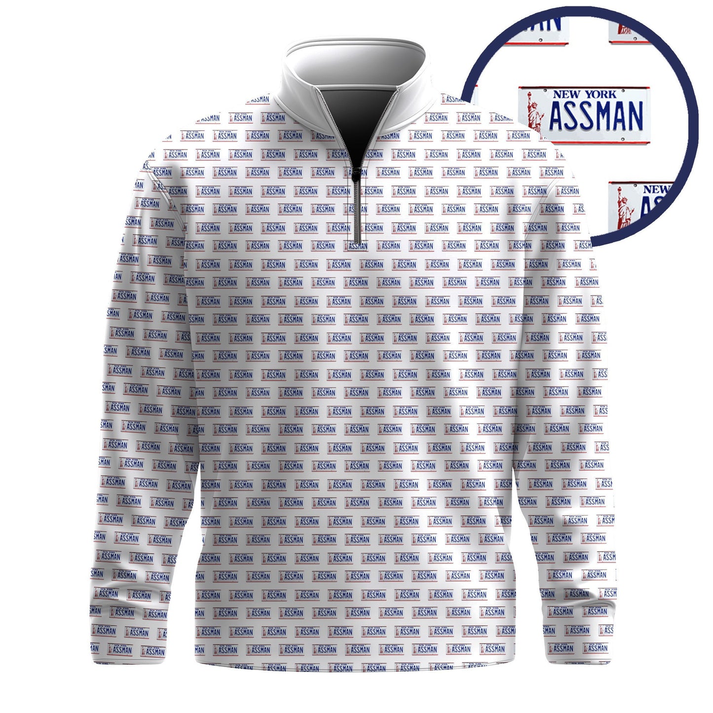 ASSMAN Men Quarter-zip Pullover