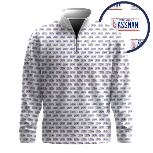 ASSMAN Men Quarter-zip Pullover