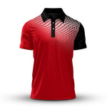 2026  Red Black Dynamic Men Polo Shirt