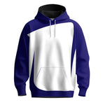 Blue White  Sport For Golf Men Hoodie