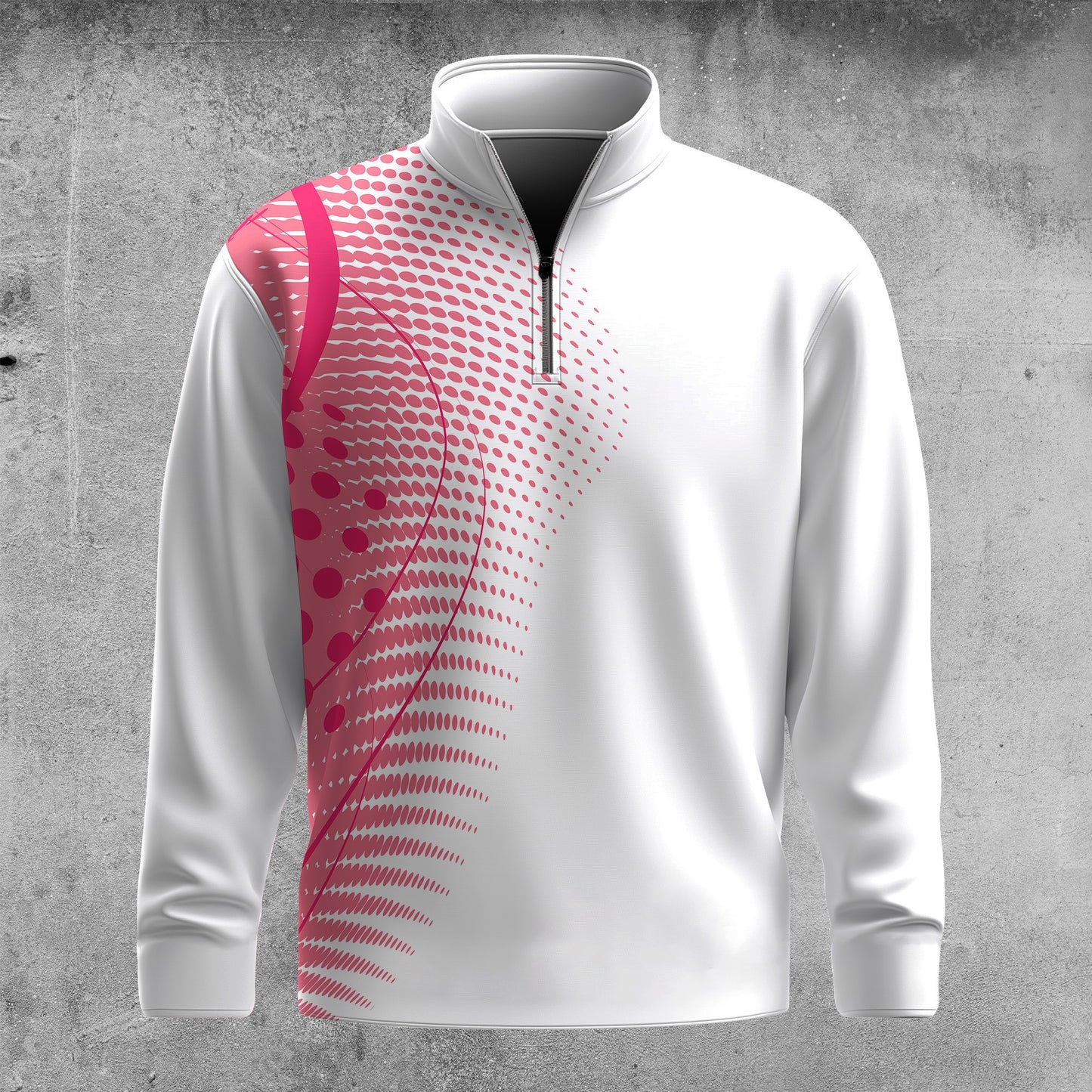 Pink Dynamic  Men Quarter-zip Pullover