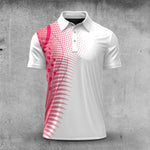 Pink Dynamic  Men Polo Shirt