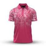 Pink  Men Polo Shirt