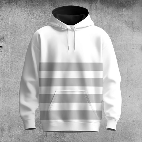 4 Lines 2026  White Men Hoodie