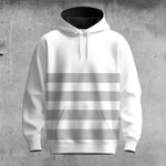 4 Lines 2026  White Men Hoodie