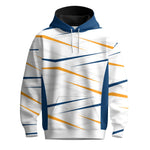 2026  Blue Yellow Sharp Pattern Men Hoodie