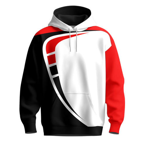 Red Black  Men Hoodie