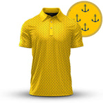 Yellow Blue Anchor 2026  Men Polo Shirt