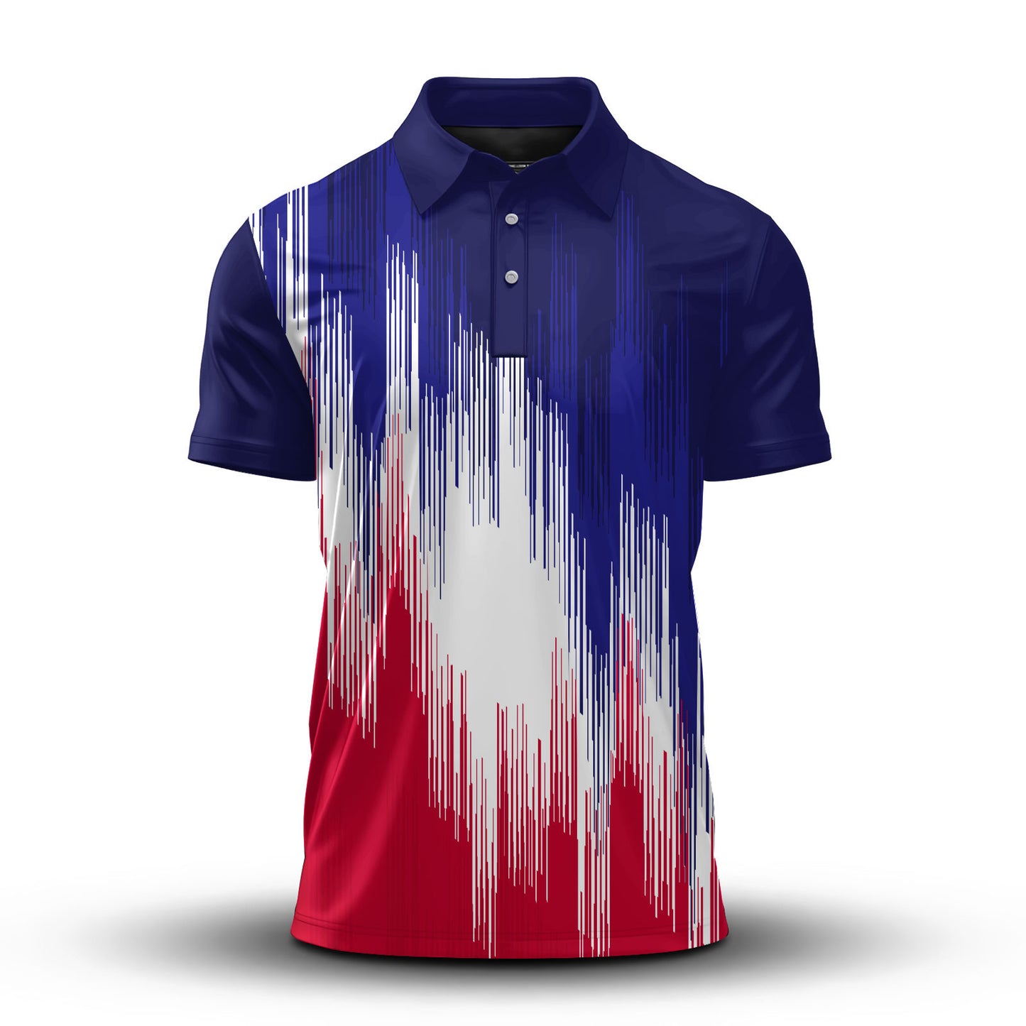 Blue Red White Sporty 2026 Men Polo Shirt