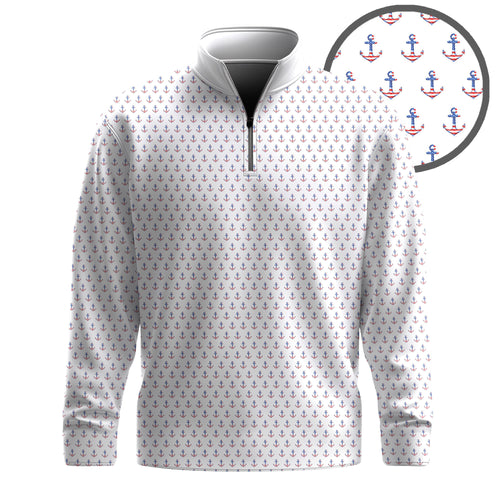 USA Anchor 2026  Men Quarter-zip Pullover