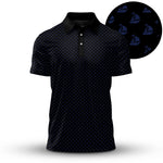 2026  White Blue Ship Men Polo Shirt