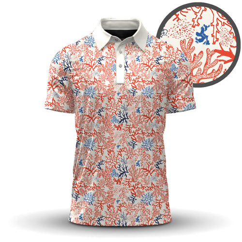 Color Coral 2026  Men Polo Shirt