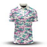 Camo Color  Men Polo Shirt