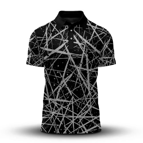 Loud Black Grey  Men Polo Shirt