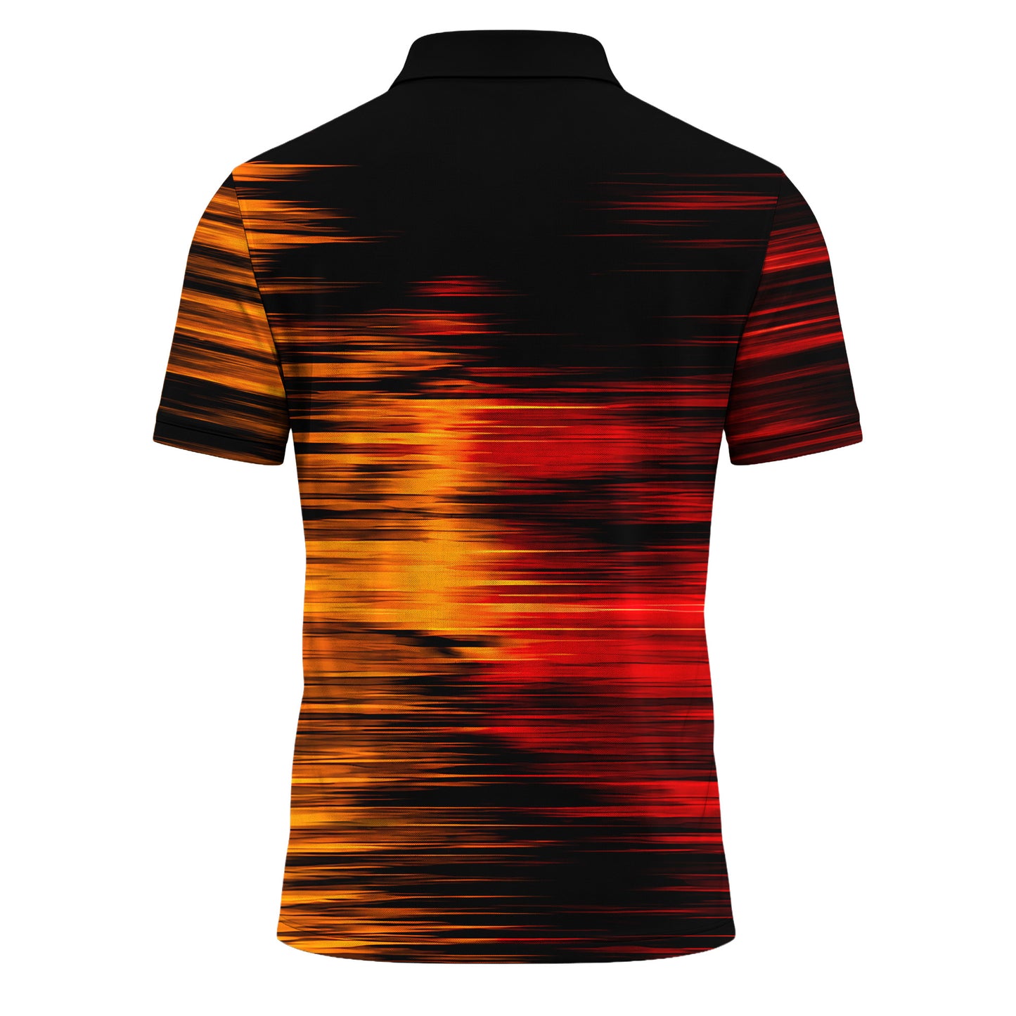 2027 Black Yellow Orange Men Polo Shirts