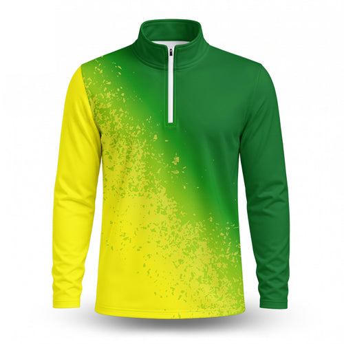 Ombre Sport Men Quarter-zip Pullover